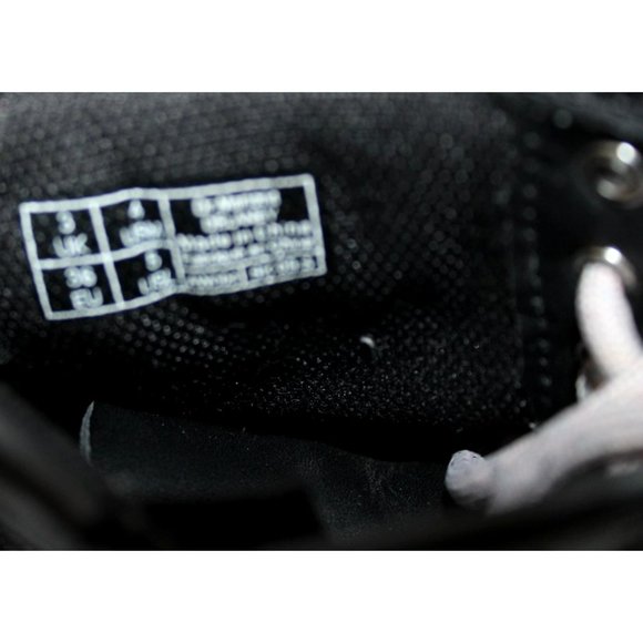 Girls Size 4 Dr. Martens Black Tied Combat Boots - Picture 6 of 11